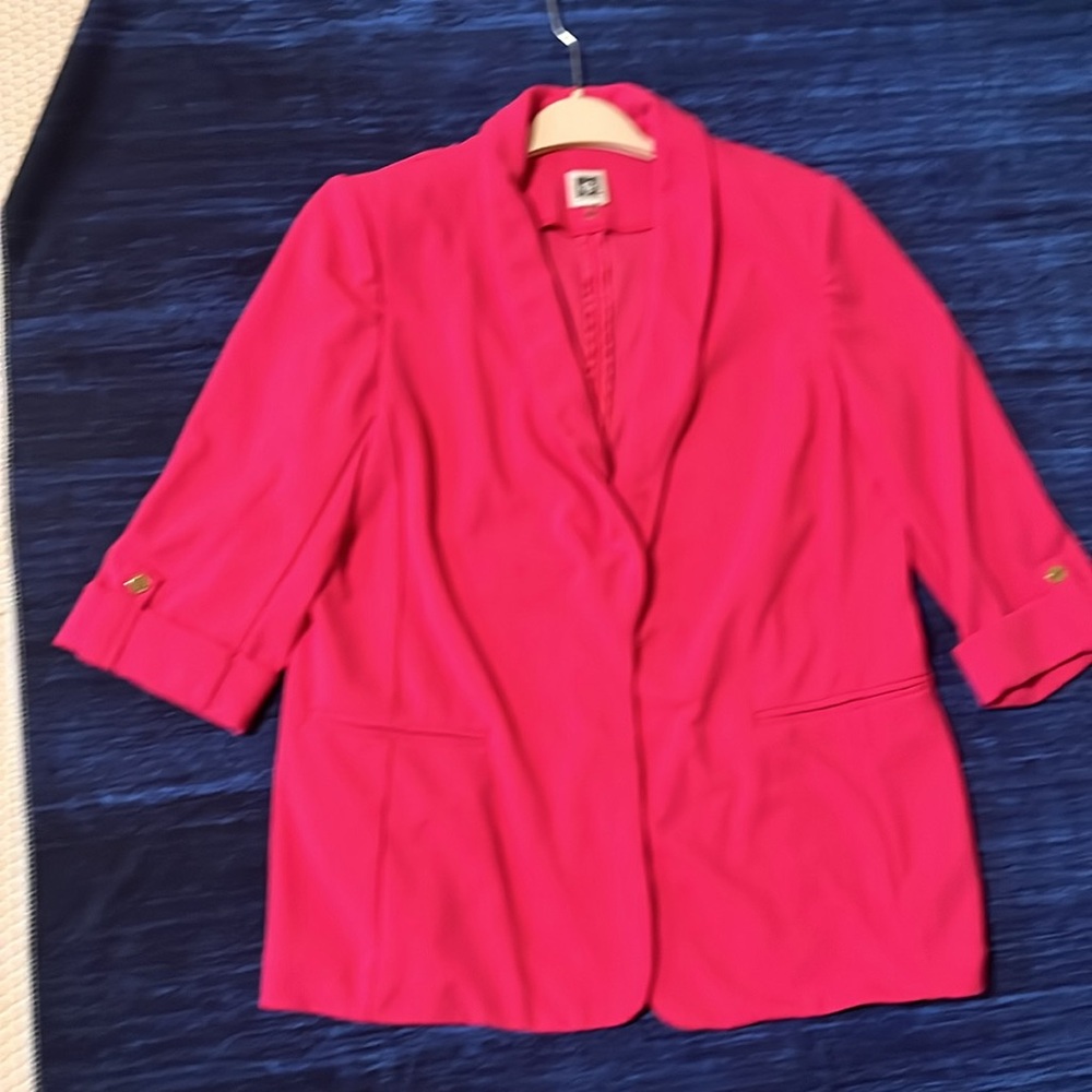 Anne Klein Hot Pink Blazer - Picture 5 of 5